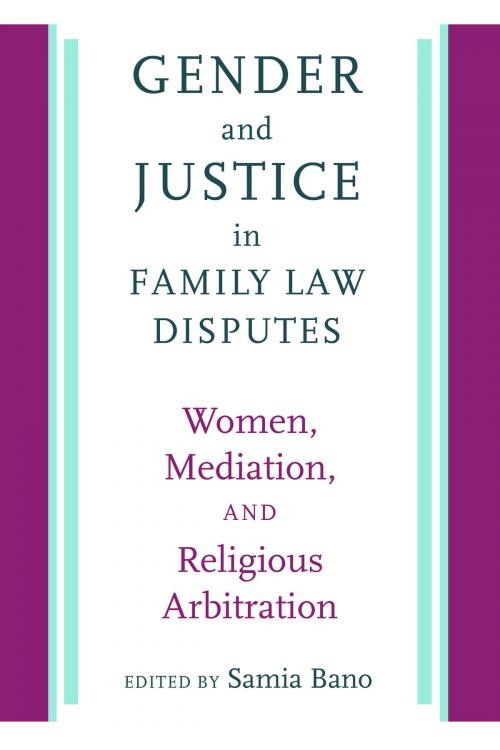 Cover of the book Gender and Justice in Family Law Disputes by , Brandeis University Press