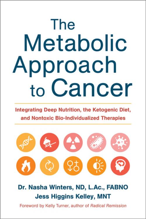 Cover of the book The Metabolic Approach to Cancer by Dr. Nasha Winters, ND, FABNO, L.Ac, Dipl.OM, Jess Higgins Kelley, MNT, Chelsea Green Publishing