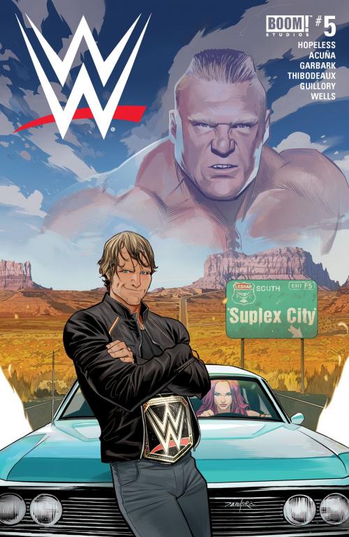 Cover of the book WWE #5 by Dennis Hopeless, Tini Howard, Doug Garbark, BOOM! Studios