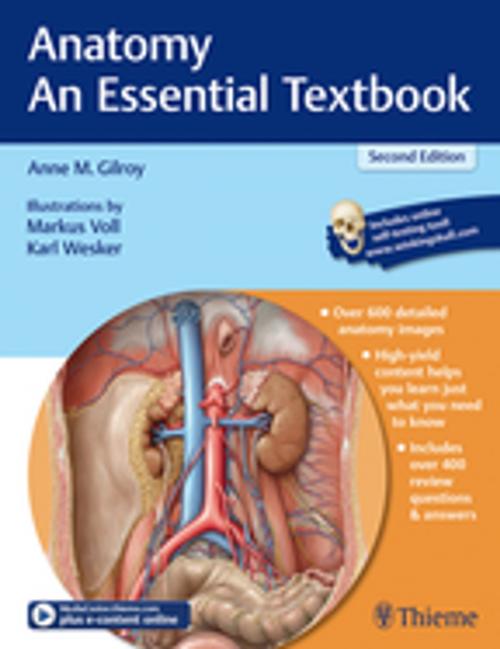 Cover of the book Anatomy - An Essential Textbook by Anne M Gilroy, Thieme