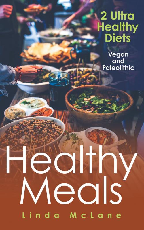 Cover of the book Healthy Meals: 2 Ultra Healthy Diets: Vegan and Paleolithic by Linda McLane, Editorial Imagen LLC