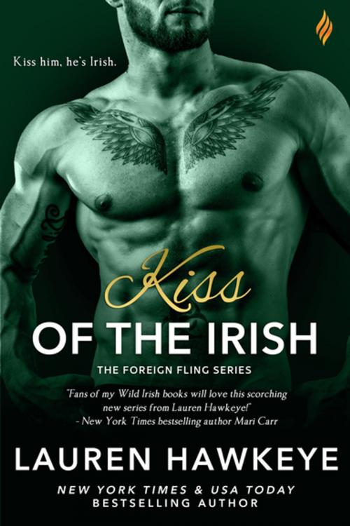 Cover of the book Kiss of the Irish by Lauren Hawkeye, Entangled Publishing, LLC