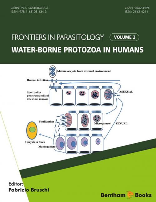 Cover of the book Frontiers in Parasitology Volume 2 Water-borne Protozoa in Humans by Fabrizio Bruschi, Bentham Science Publishers