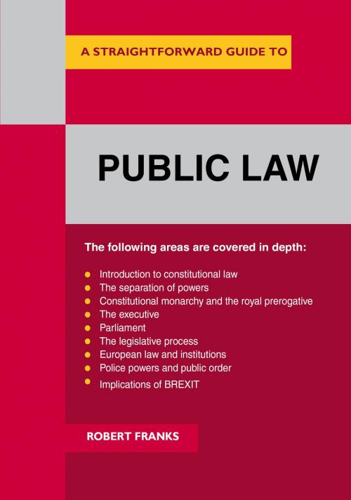 Cover of the book Public Law by Robert Franks, Straightforward Publishing