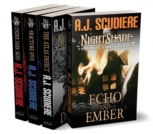 Cover of the book The NightShade Forensic Files: Vol 1 (Books 1-4) by A.J. Scudiere, Griffyn Ink