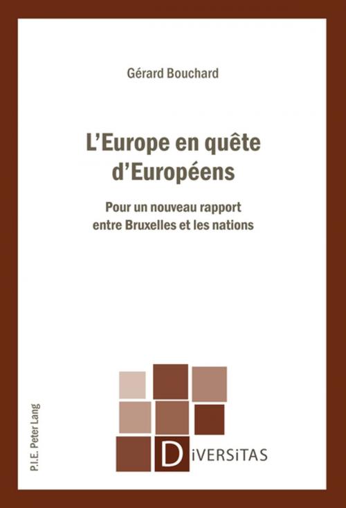 Cover of the book LEurope en quête dEuropéens by Gérard Bouchard, Peter Lang