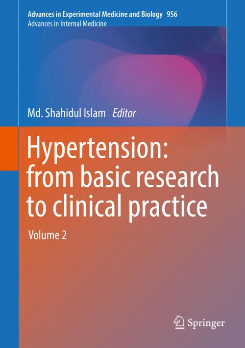Cover of the book Hypertension: from basic research to clinical practice by , Springer International Publishing