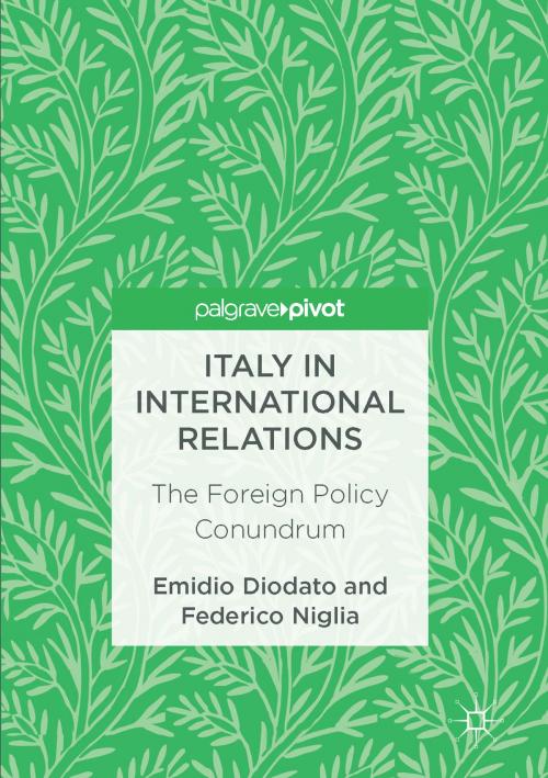 Cover of the book Italy in International Relations by Emidio Diodato, Federico Niglia, Springer International Publishing