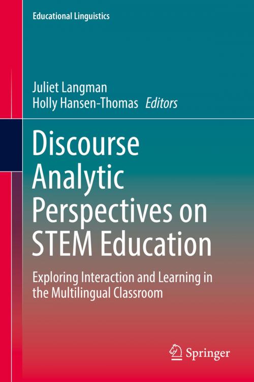 Cover of the book Discourse Analytic Perspectives on STEM Education by , Springer International Publishing