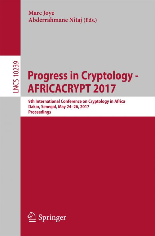 Cover of the book Progress in Cryptology - AFRICACRYPT 2017 by , Springer International Publishing
