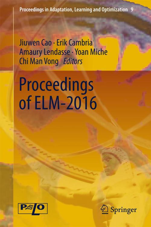 Cover of the book Proceedings of ELM-2016 by , Springer International Publishing