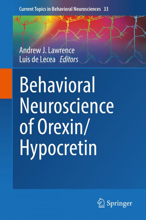 Cover of the book Behavioral Neuroscience of Orexin/Hypocretin by , Springer International Publishing