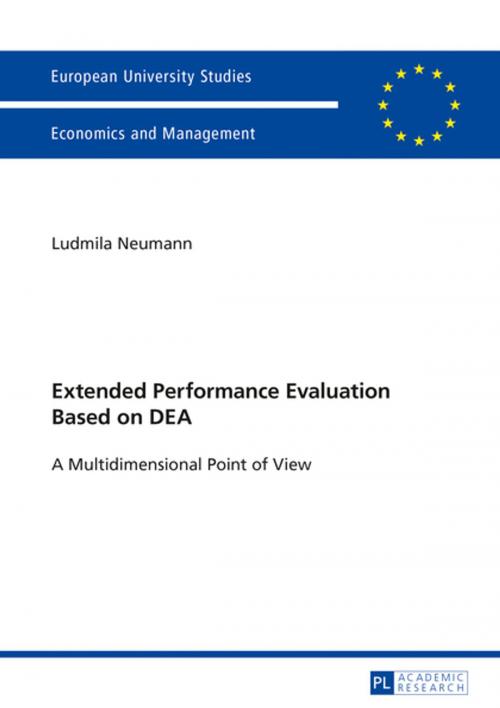 Cover of the book Extended Performance Evaluation Based on DEA by Ludmila Neumann, Peter Lang
