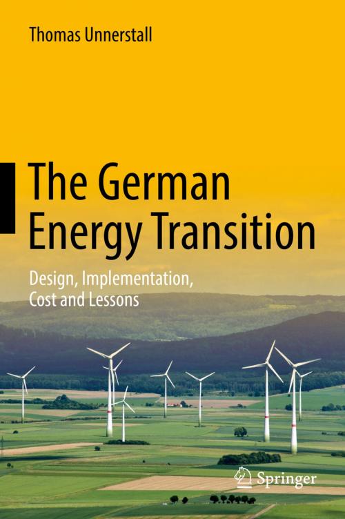 Cover of the book The German Energy Transition by Thomas Unnerstall, Springer Berlin Heidelberg