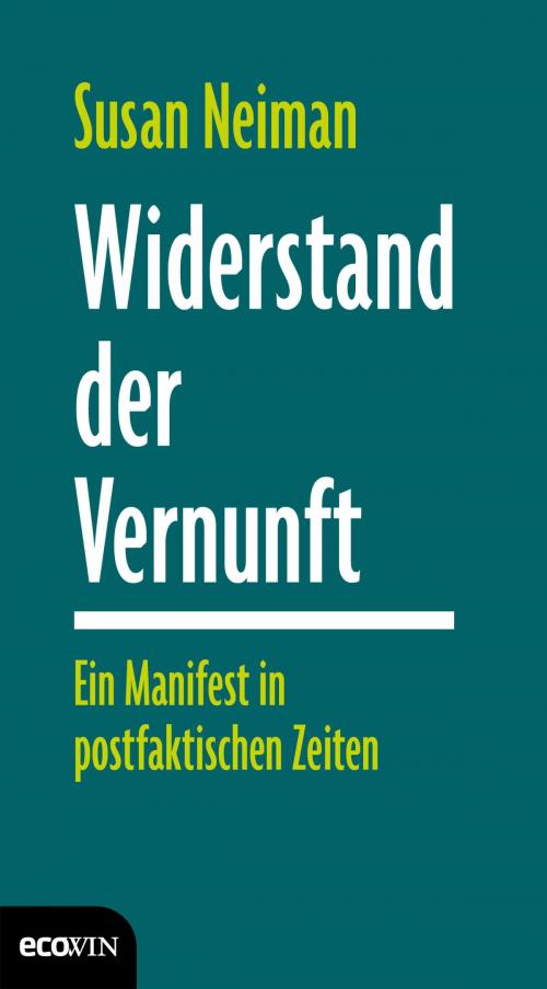 Cover of the book Widerstand der Vernunft by Susan Neiman, Ecowin