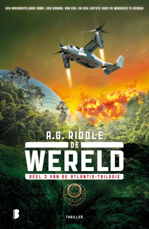 Cover of the book De wereld by A.G. Riddle, Meulenhoff Boekerij B.V.