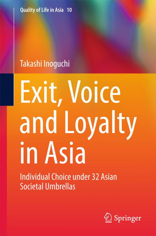 Cover of the book Exit, Voice and Loyalty in Asia by Takashi Inoguchi, Springer Singapore