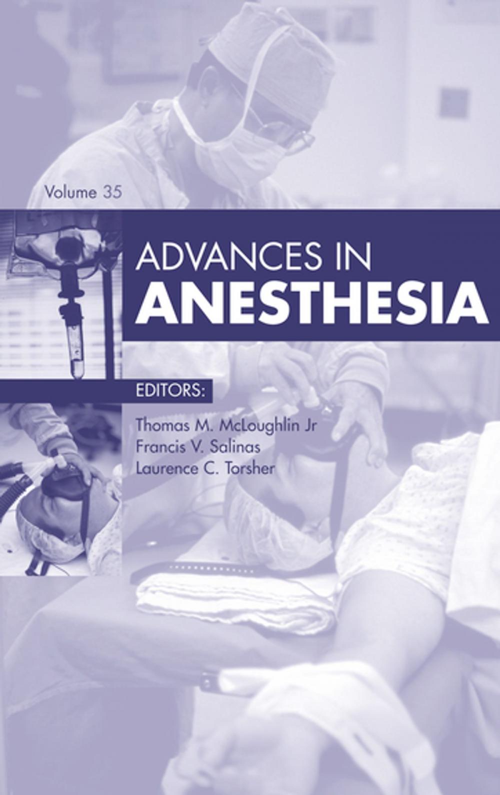 Big bigCover of Advances in Anesthesia, E-Book