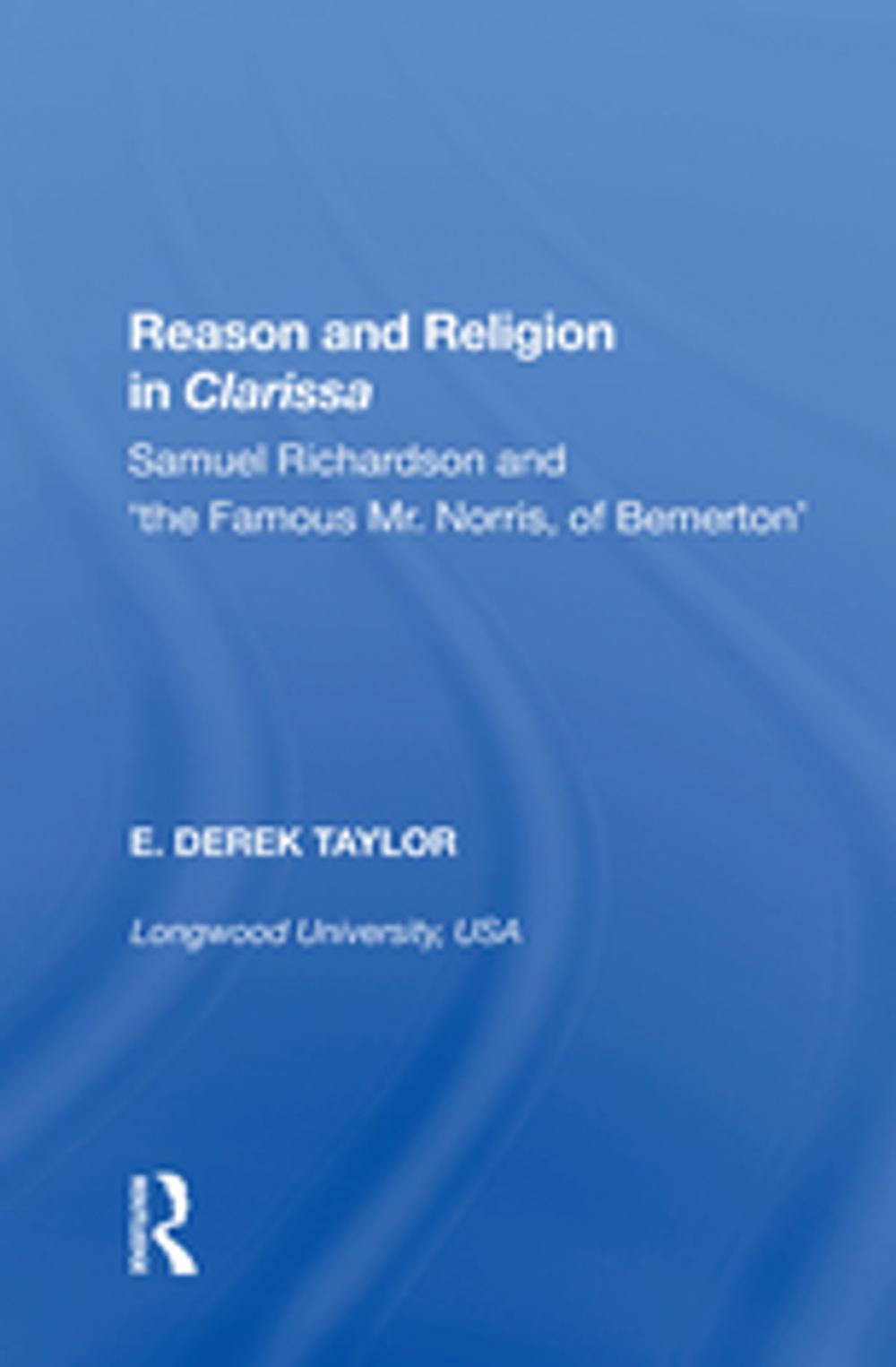 Big bigCover of Reason and Religion in Clarissa
