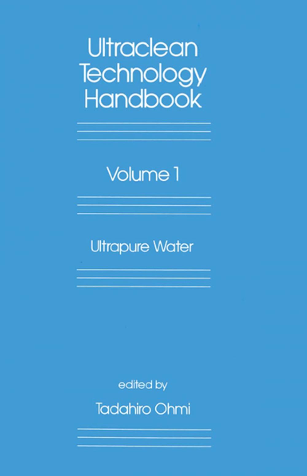 Big bigCover of Ultra-Clean Technology Handbook