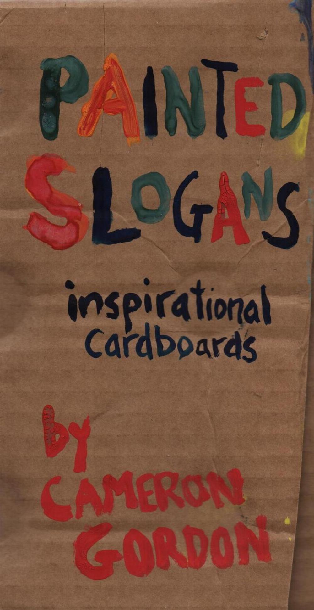 Big bigCover of Painted slogans: inspirational cardboards