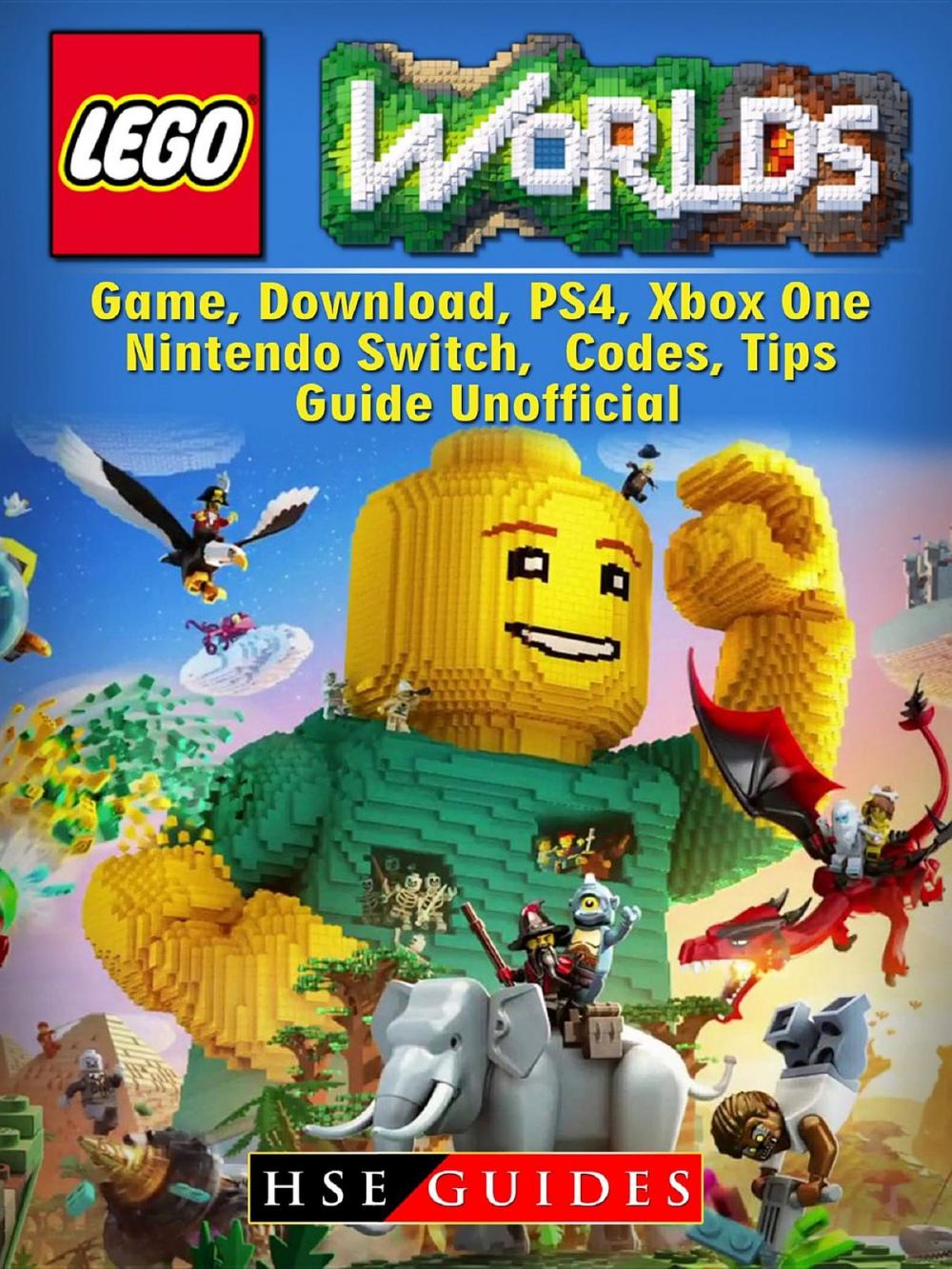 Big bigCover of Lego Worlds Game, Download, PS4, Xbox One, Nintendo Switch, Codes, Tips Guide Unofficial