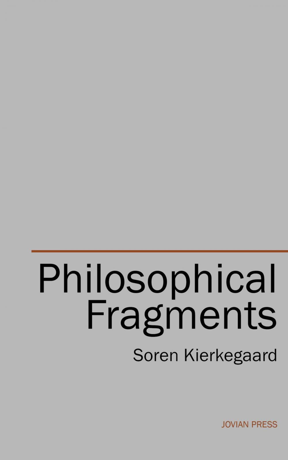Big bigCover of Philosophical Fragments