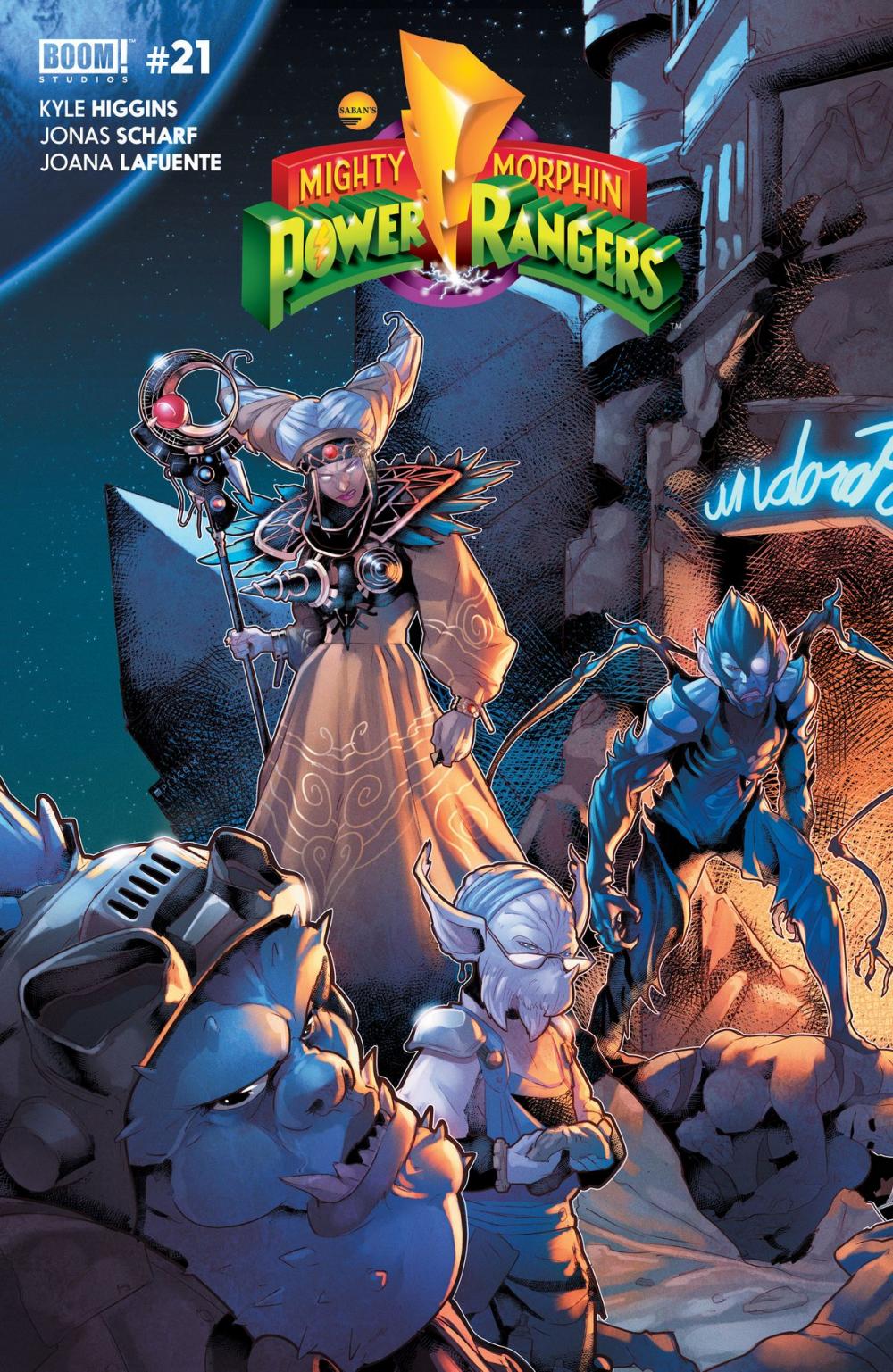 Big bigCover of Mighty Morphin Power Rangers #21