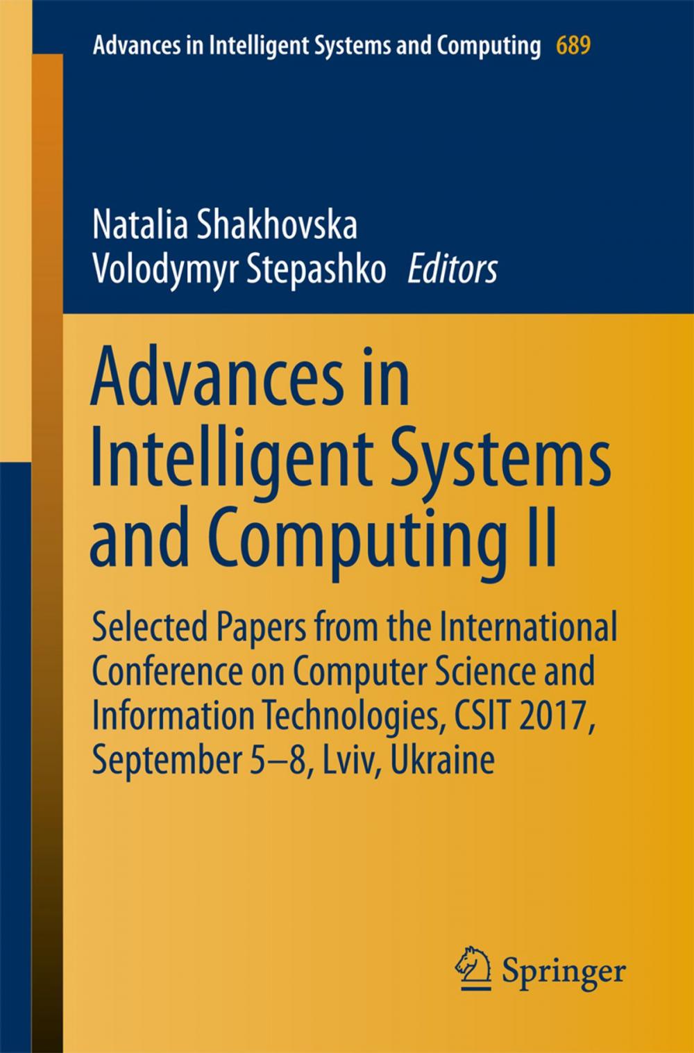 Big bigCover of Advances in Intelligent Systems and Computing II