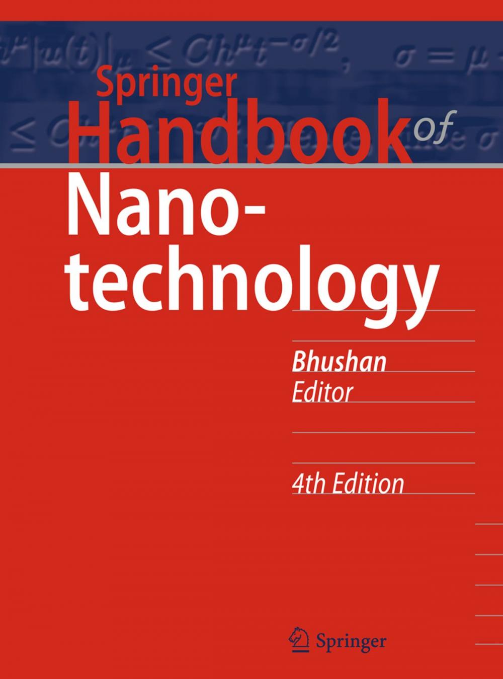Big bigCover of Springer Handbook of Nanotechnology