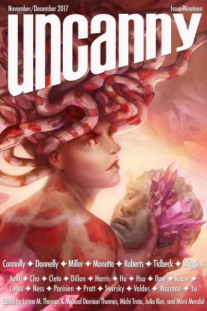 Cover of the book Uncanny Magazine Issue 19 by Lynne M. Thomas, Michael Damian Thomas, Maria Dahvana Headley