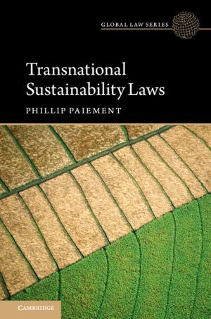Cover of the book Transnational Sustainability Laws by Gerald Schubert, Donald Turcotte