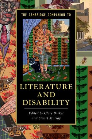 Cover of the book The Cambridge Companion to Literature and Disability by Guglielmo Verdirame