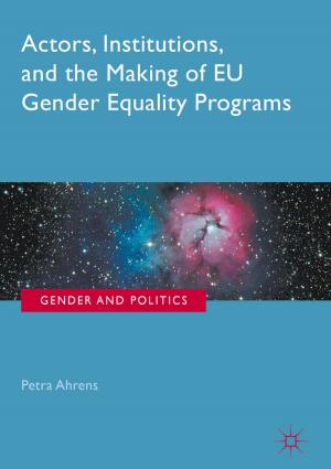 Cover of the book Actors, Institutions, and the Making of EU Gender Equality Programs by Lance Wright