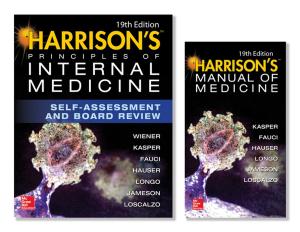 Cover of Harrison's Principles of Internal Medicine Self-Assessment and Board Review, 19th Edition and Harrison's Manual of Medicine 19th Edition (EBook) VAL PAK