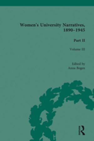 Book cover of Women's University Narratives, 1890-1945, Part II Vol 3