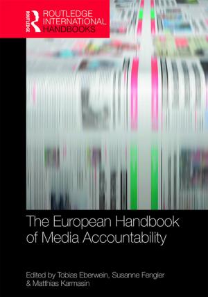 Cover of the book The European Handbook of Media Accountability by 