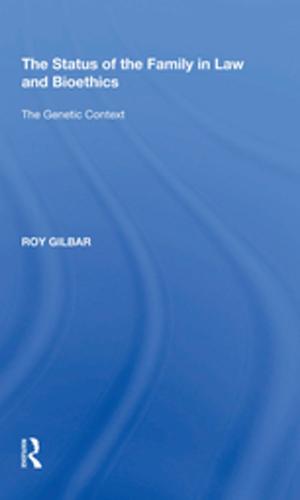 bigCover of the book The Status of the Family in Law and Bioethics by 