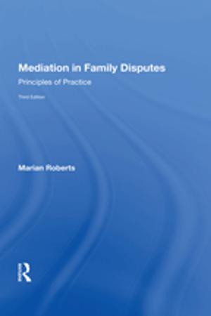 Cover of the book Mediation in Family Disputes by Catriona McKinnon