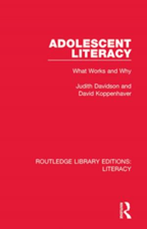 Cover of the book Adolescent Literacy by 