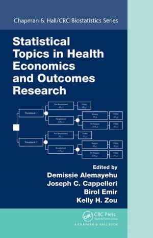 Cover of the book Statistical Topics in Health Economics and Outcomes Research by Paul Stollard