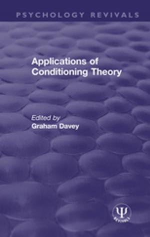 Cover of the book Applications of Conditioning Theory by Carla Tantillo Philibert