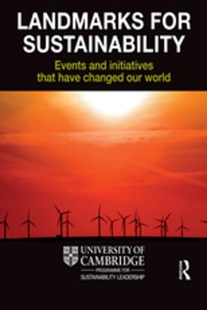 Cover of the book Landmarks for Sustainability by Pia Markkanen, Charles Levenstein, Robert Forrant, John Wooding