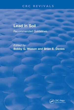 Cover of the book Lead in Soil by CRC Press