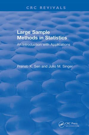 Cover of the book Large Sample Methods in Statistics (1994) by Daniel D. Pollock