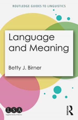 Cover of the book Language and Meaning by Tony Parsons, Peter G Knight