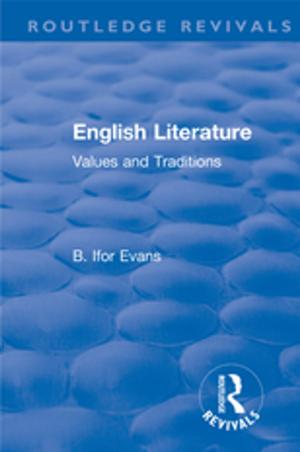 Book cover of Routledge Revivals: English Literature (1962)