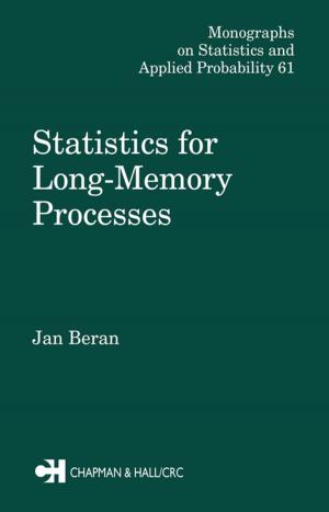 Cover of the book Statistics for Long-Memory Processes by Brian Scaddan