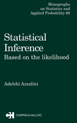 Cover of the book Statistical Inference Based on the likelihood by Pavel Novak, Vincent Guinot, Alan Jeffrey, Dominic E. Reeve
