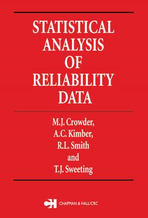 Cover of the book Statistical Analysis of Reliability Data by John Okyere Attia